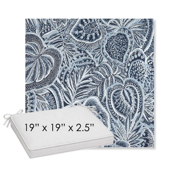 Picture of Sensibility Harbor | Sunbrella® 19" x 19" x 3" Outdoor Dining Cushion