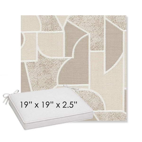 Picture of Territory Alum | Sunbrella® 19" x 19" x 3" Outdoor Dining Cushion