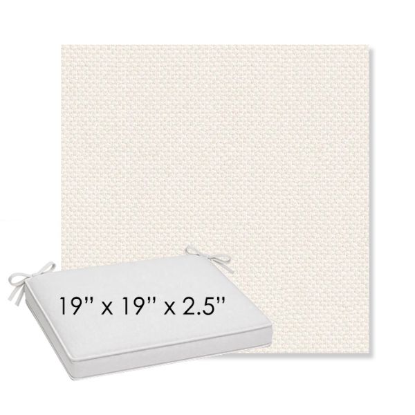 Picture of Wadi Sugar | Sunbrella® 19" x 19" x 3" Outdoor Dining Cushion