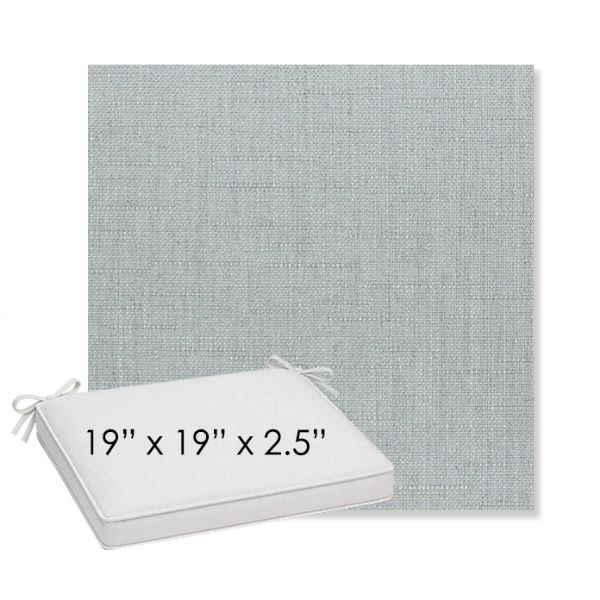 Picture of Willa Seaglass | Sunbrella® 19" x 19" x 3" Outdoor Dining Cushion