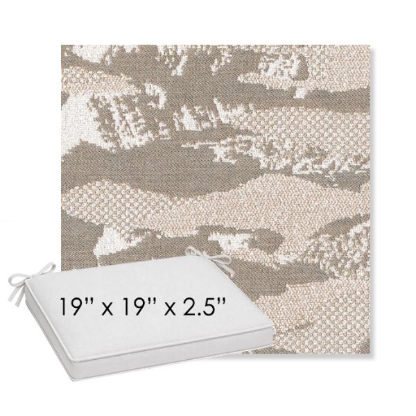 Picture of Yama Fuji | Sunbrella® 19" x 19" x 3" Outdoor Dining Cushion