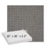 Picture of Bliss Smoke | Sunbrella® 20" x 20" x 3" Outdoor Dining Cushion