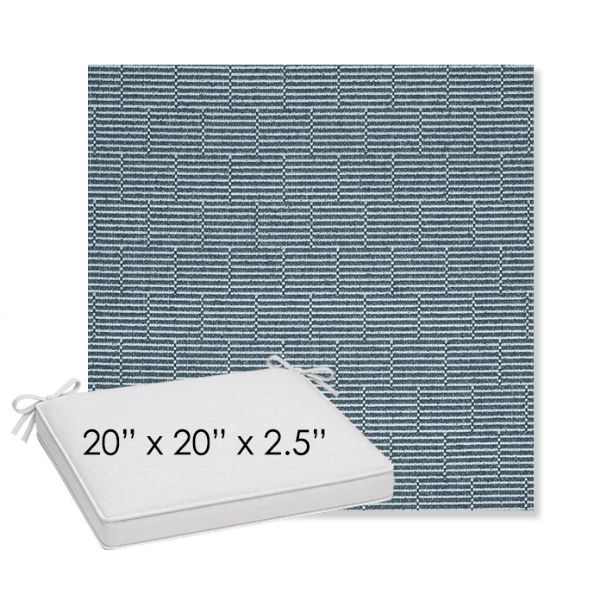 Picture of Boardwalk Surf Shop | Sunbrella® 20" x 20" x 3" Outdoor Dining Cushion