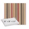Picture of Brannon Redwood | Sunbrella® 20" x 20" x 3" Outdoor Dining Cushion