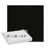 Picture of Canvas Sooty | Sunbrella® 20" x 20" x 3" Outdoor Dining Cushion