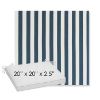 Picture of Costa Capris | Sunbrella® 20" x 20" x 3" Outdoor Dining Cushion