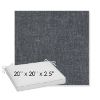 Picture of Dither Slate | Sunbrella® 20" x 20" x 3" Outdoor Dining Cushion