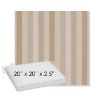 Picture of Entice Linen | Sunbrella® 20" x 20" x 3" Outdoor Dining Cushion