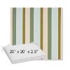 Picture of Gateway Aloe | Sunbrella® 20" x 20" x 3" Outdoor Dining Cushion