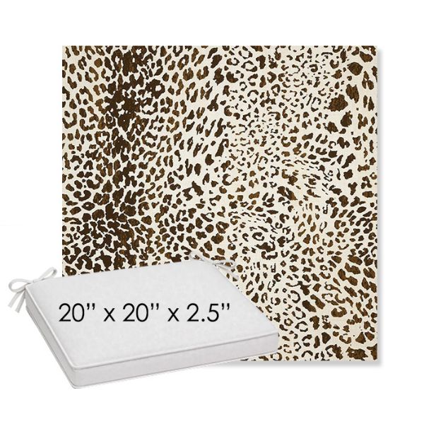 Picture of Instinct Espresso | Sunbrella® 20" x 20" x 3" Outdoor Dining Cushion
