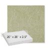 Picture of Leaf Structure Aloe | Sunbrella® 20" x 20" x 3" Outdoor Dining Cushion