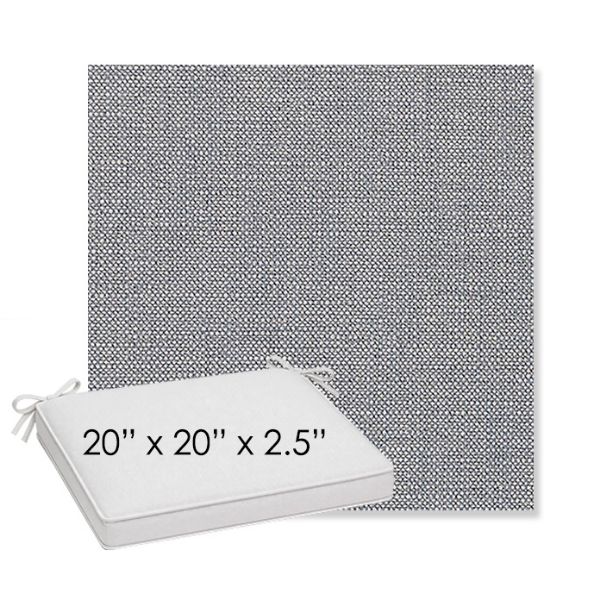 Picture of Linville Denim | Sunbrella® 20" x 20" x 3" Outdoor Dining Cushion