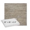 Picture of Litchfield Pebble | Sunbrella® 20" x 20" x 3" Outdoor Dining Cushion