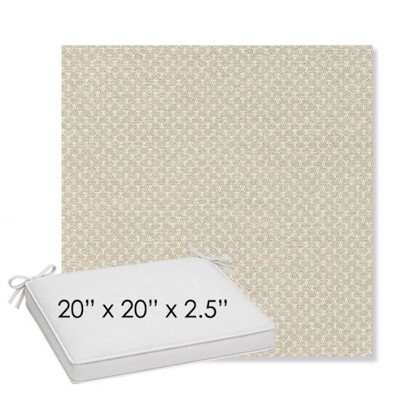Picture of Litchfield Sage | Sunbrella® 20" x 20" x 3" Outdoor Dining Cushion