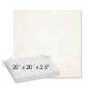 Picture of Litchfield Snow | Sunbrella® 20" x 20" x 3" Outdoor Dining Cushion