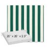 Picture of Mason Forest Green | Sunbrella® 20" x 20" x 3" Outdoor Dining Cushion