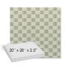 Picture of Mend Juniper | Sunbrella® 20" x 20" x 3" Outdoor Dining Cushion