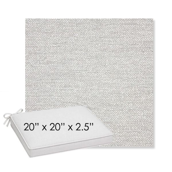 Picture of Nurture Pebble | Sunbrella® 20" x 20" x 3" Outdoor Dining Cushion