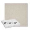 Picture of Odette Alabaster | Sunbrella® 20" x 20" x 3" Outdoor Dining Cushion