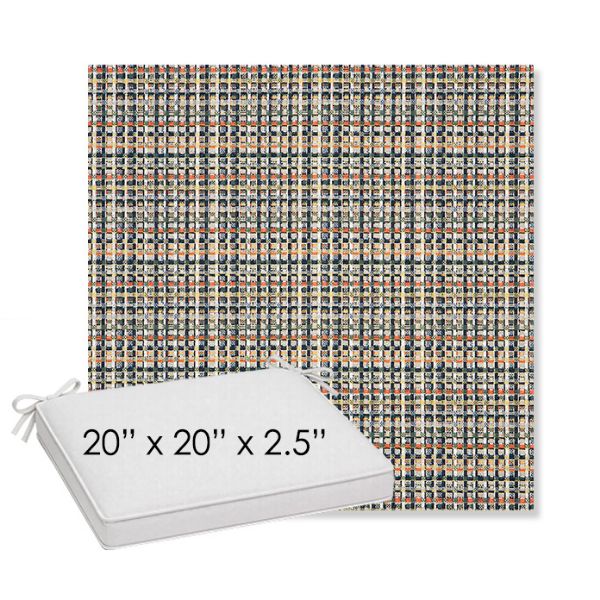 Picture of Principle Tropics | Sunbrella® 20" x 20" x 3" Outdoor Dining Cushion