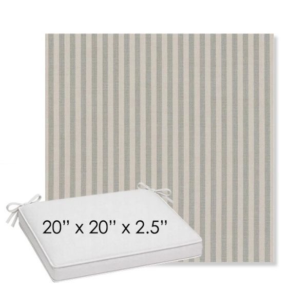 Picture of Refresh Spa | Sunbrella® 20" x 20" x 3" Outdoor Dining Cushion