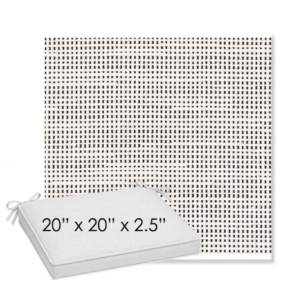 Picture of Rest Ink | Sunbrella® 20" x 20" x 3" Outdoor Dining Cushion
