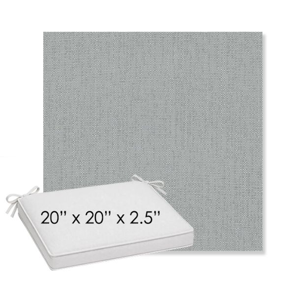 Picture of Savane Whisper | Sunbrella® 20" x 20" x 3" Outdoor Dining Cushion