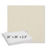 Picture of Savane White | Sunbrella® 20" x 20" x 3" Outdoor Dining Cushion
