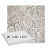 Picture of Sensibility Linen | Sunbrella® 20" x 20" x 3" Outdoor Dining Cushion