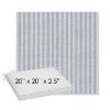 Picture of Tap Chambray | Sunbrella® 20" x 20" x 3" Outdoor Dining Cushion