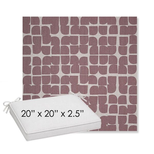 Picture of Toggle Aster | Sunbrella® 20" x 20" x 3" Outdoor Dining Cushion