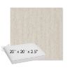 Picture of Vista Alabaster | Sunbrella® 20" x 20" x 3" Outdoor Dining Cushion