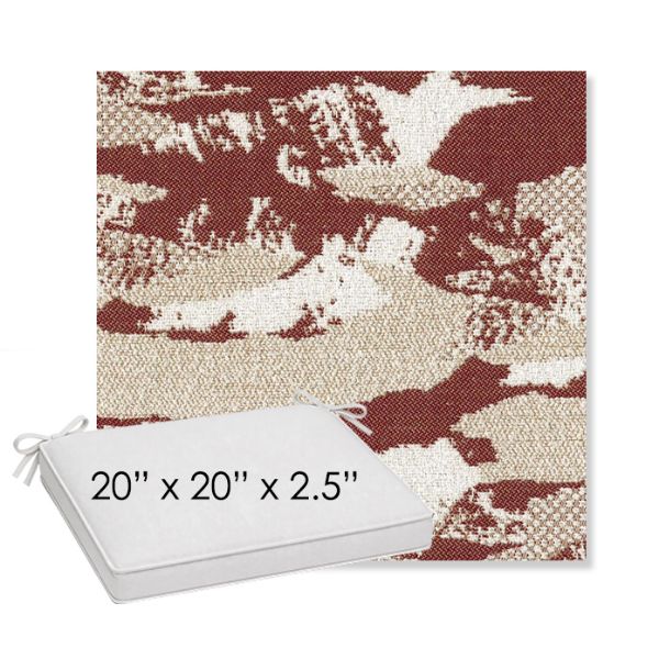 Picture of Yama Erable | Sunbrella® 20" x 20" x 3" Outdoor Dining Cushion