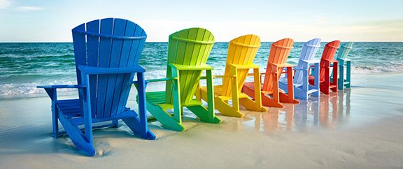 Adirondack Chair on A Beach Make them more comfortable with and Adirondack Chair Cushion 