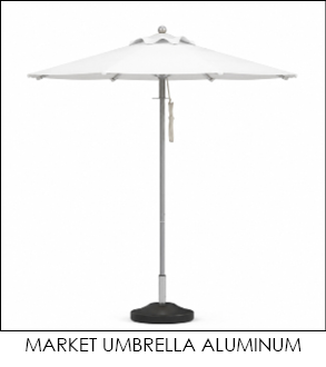 Heavy Duty Aluminum Market Umbrella